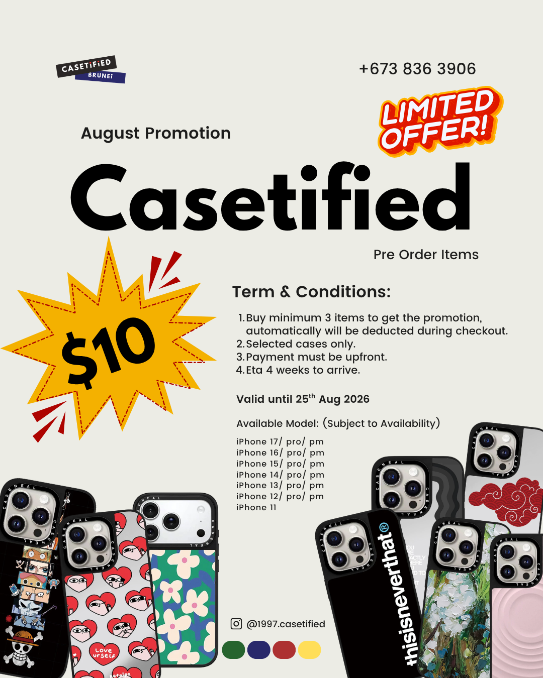 [Pre-Order] August Promotion